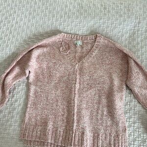 Lucky brand pink sweater